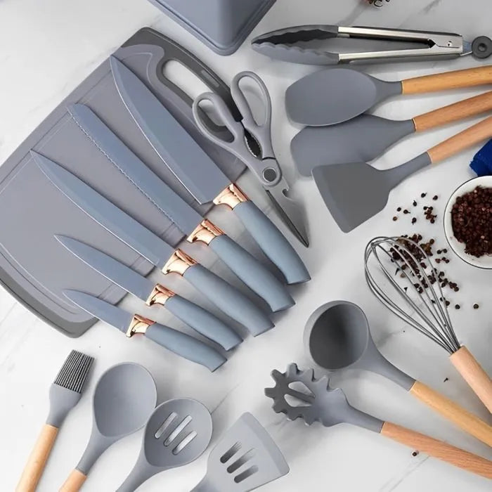 SET UTENSILIOS DE COCINA 19Piezas Luxure®
