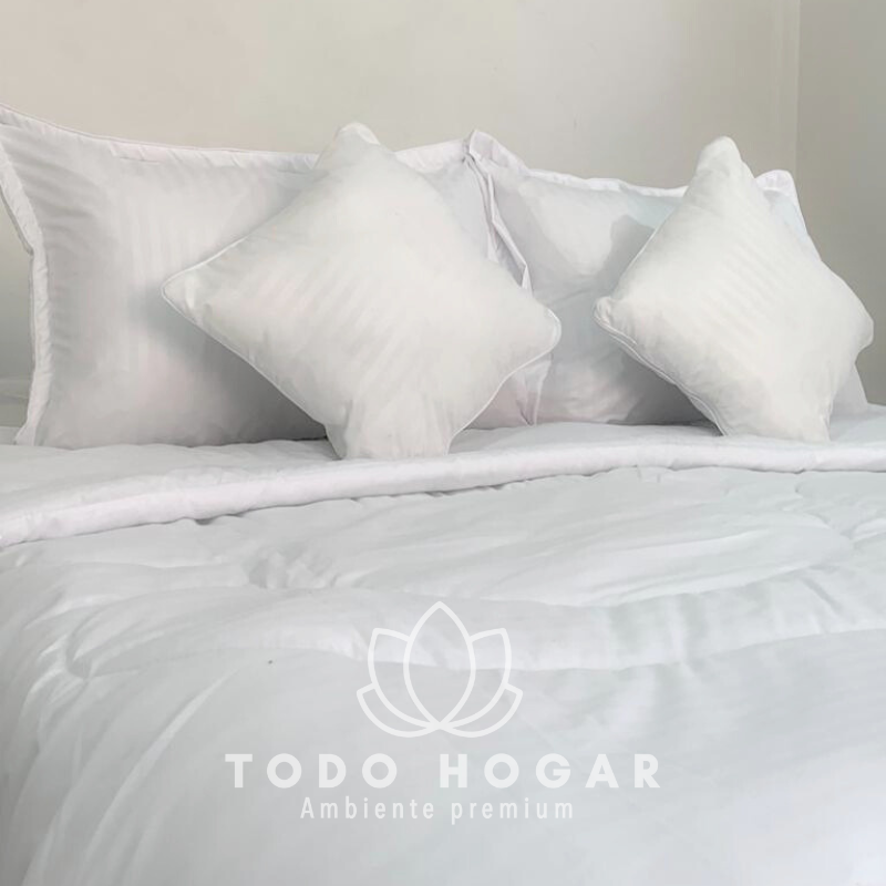 Edredon Acolchado Foam® + Cojines🎁| Cama Doble 1.40cm*1.90cm
