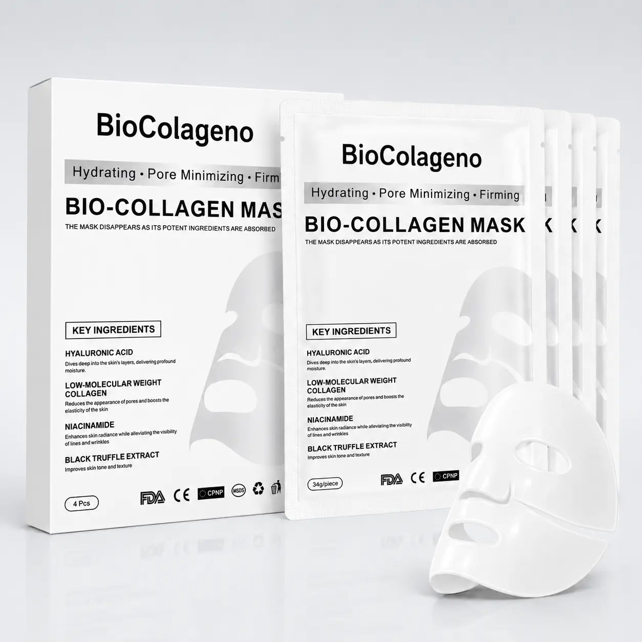Mascarillas BioColageno | Incluye 5