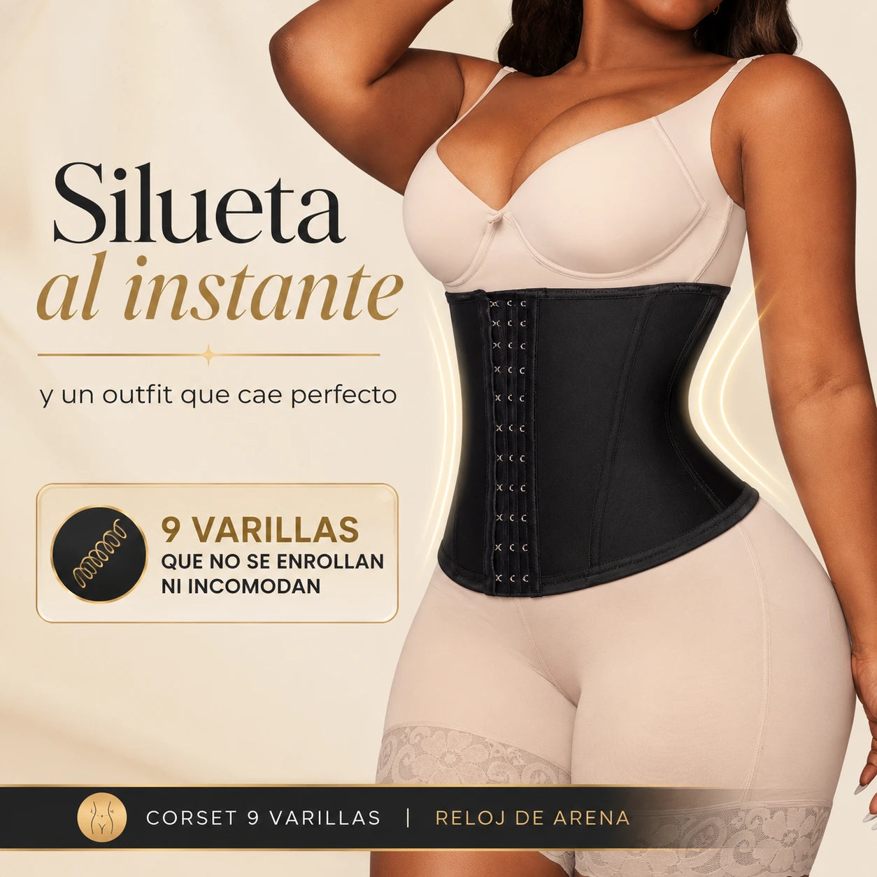 Corset 9 Varillas | Reloj de arena