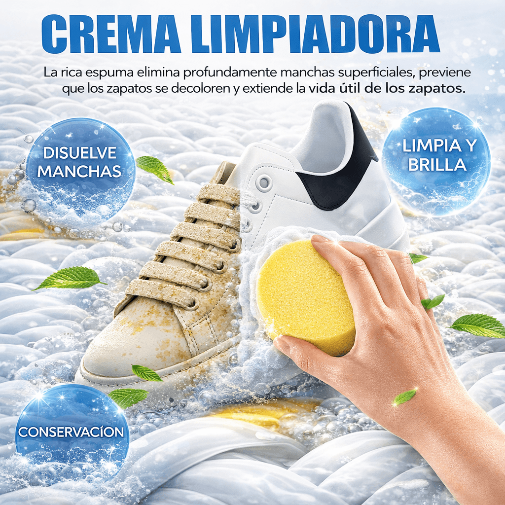 Crema Limpiadora De Zapatos - ReviveStep®