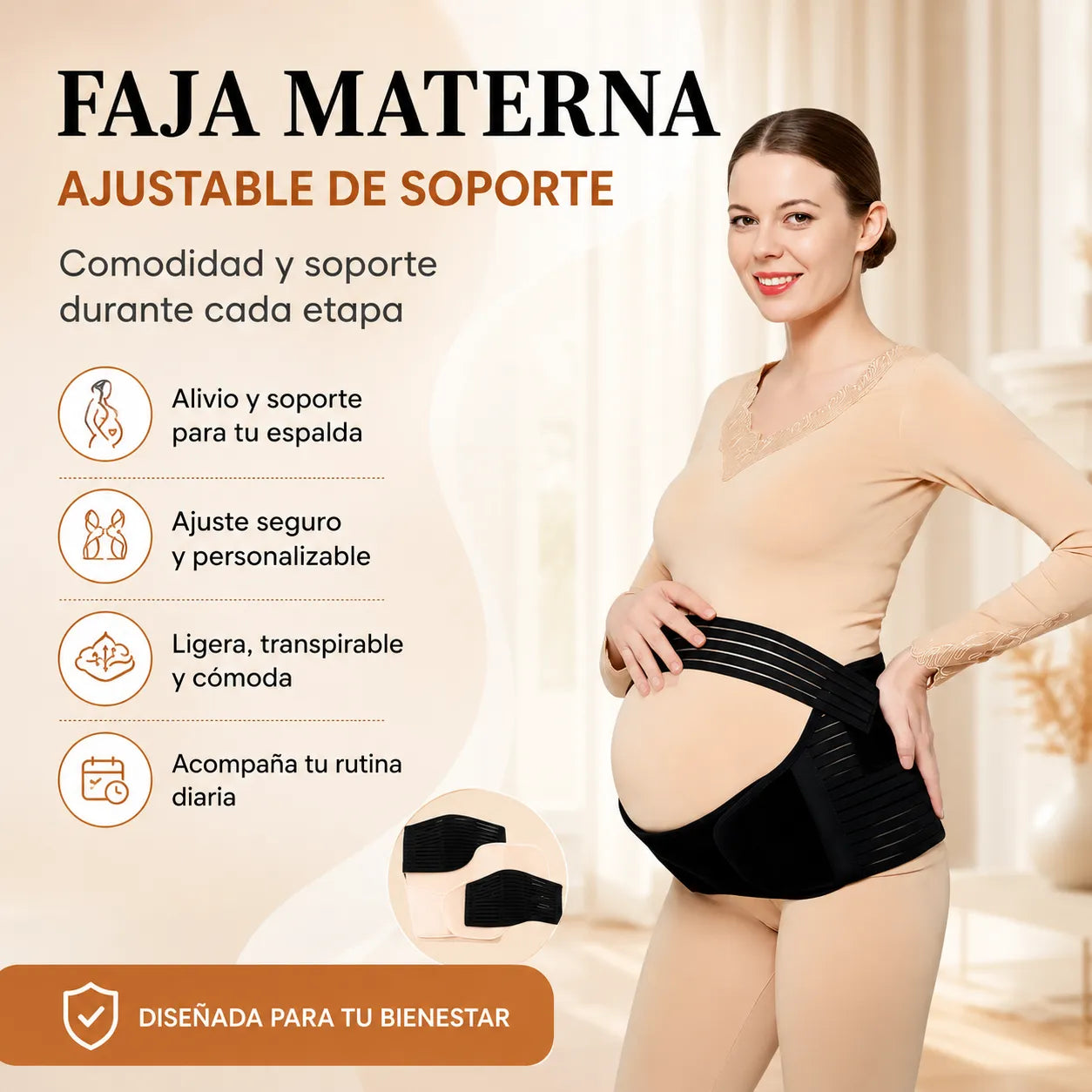 Faja Materna Ajustable De Soporte - MamiCare®