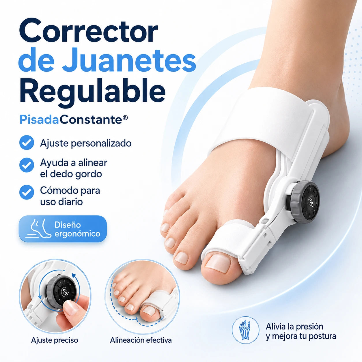 Corrector de Juanetes Regulable PisadaConstante