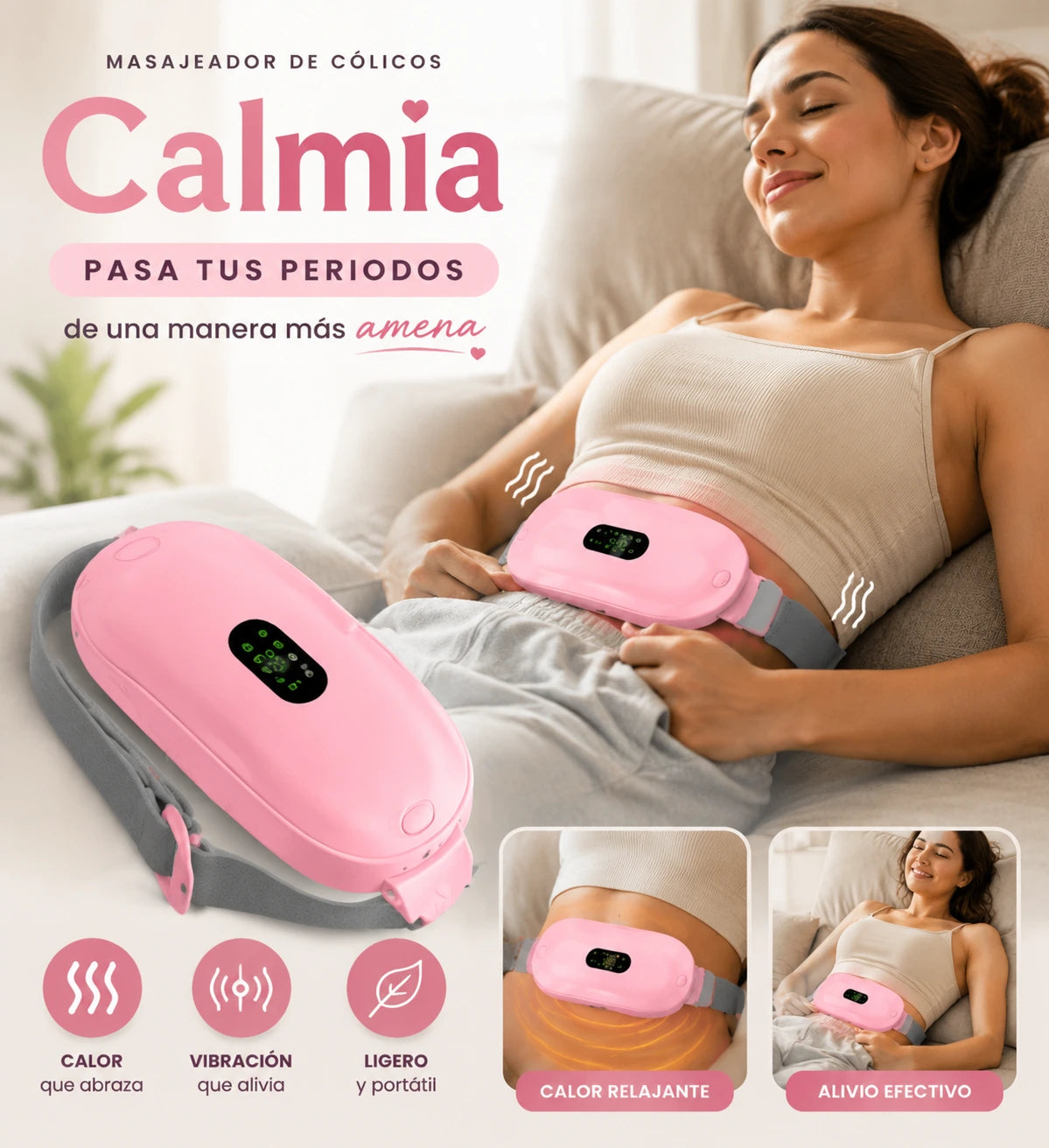 Cinturon Calefactor Calmia | Adios Colicos