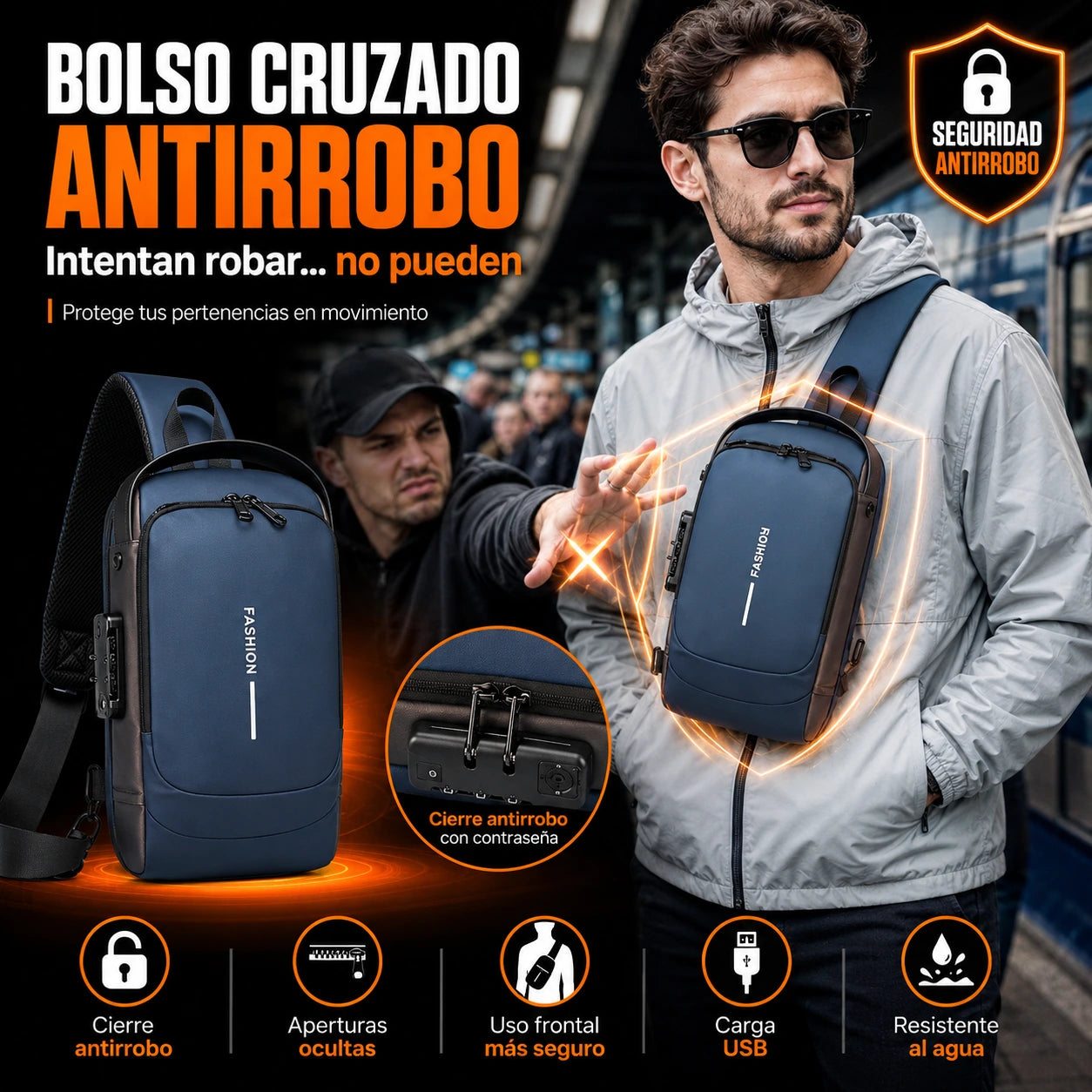 Mochila Antirobo HardShield