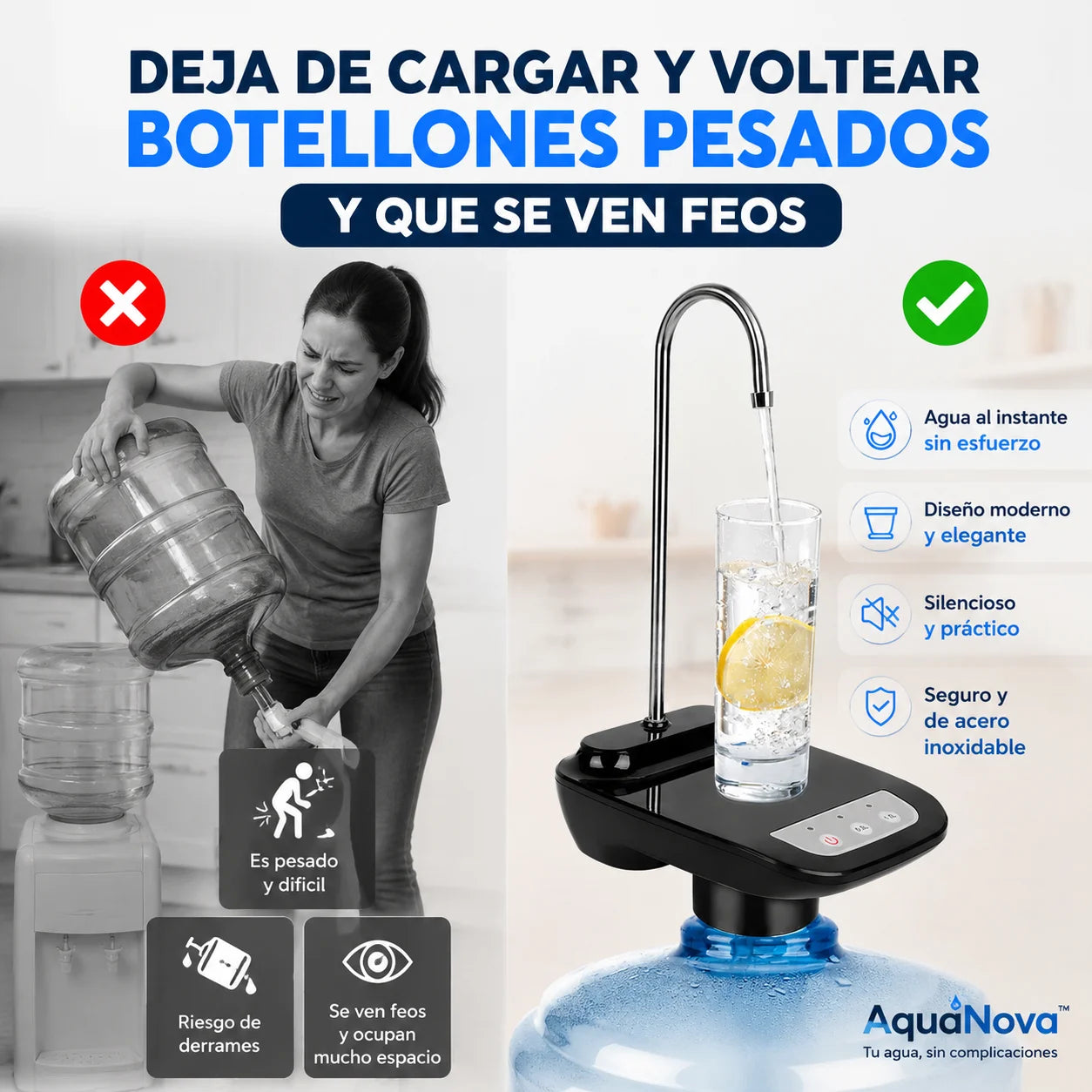 Dispensador De Botellon De Mesa - AquaNova™