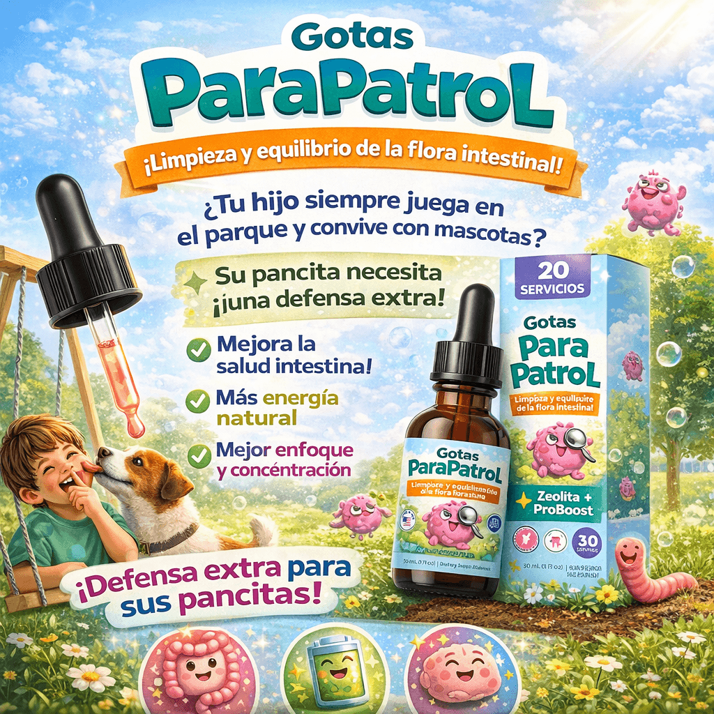 Gotas ParaPatrol | Limpieza y equilibrio de la flora intestinal