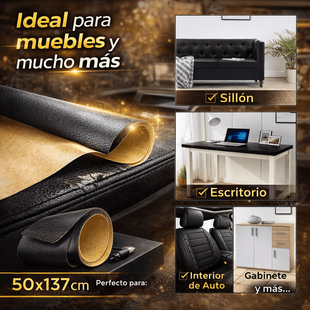 Papel Tapiz Adhesivo CueroFurniture (50x137cm)