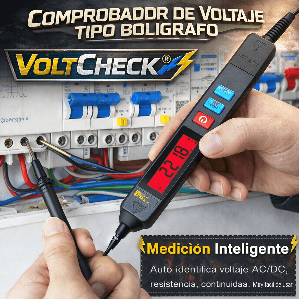 Comprobador De Voltaje Tipo Boligrafo - VoltCheck®