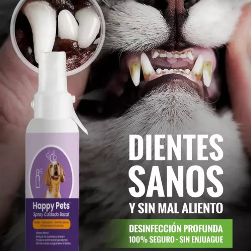 SPRAY HIGIENE BUCAL Happy® MASCOTAS