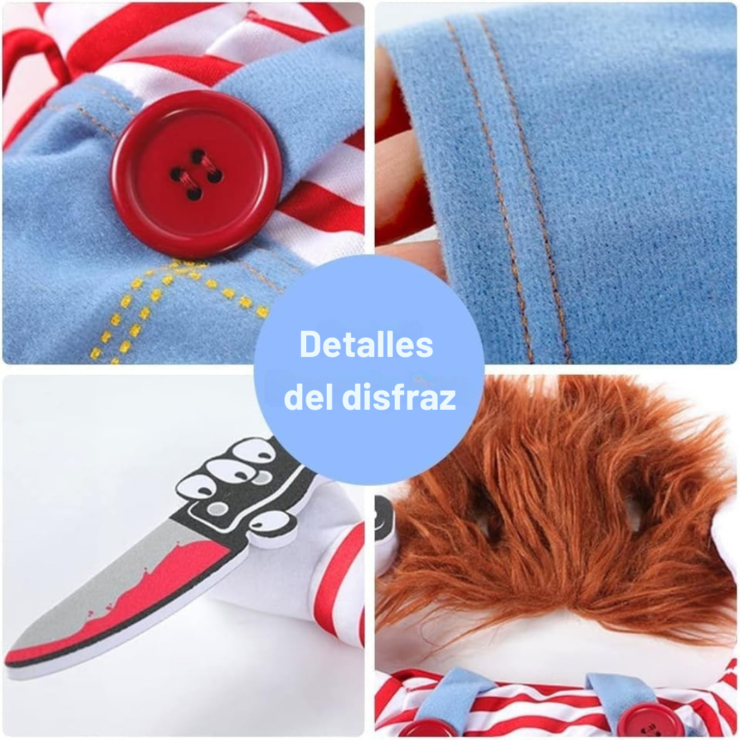 Disfraz Mascotas Chucky Halloween PetSuit®