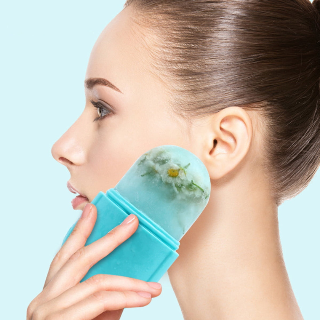 Rodillo Hielo Masajeador Facial - IceGlow®