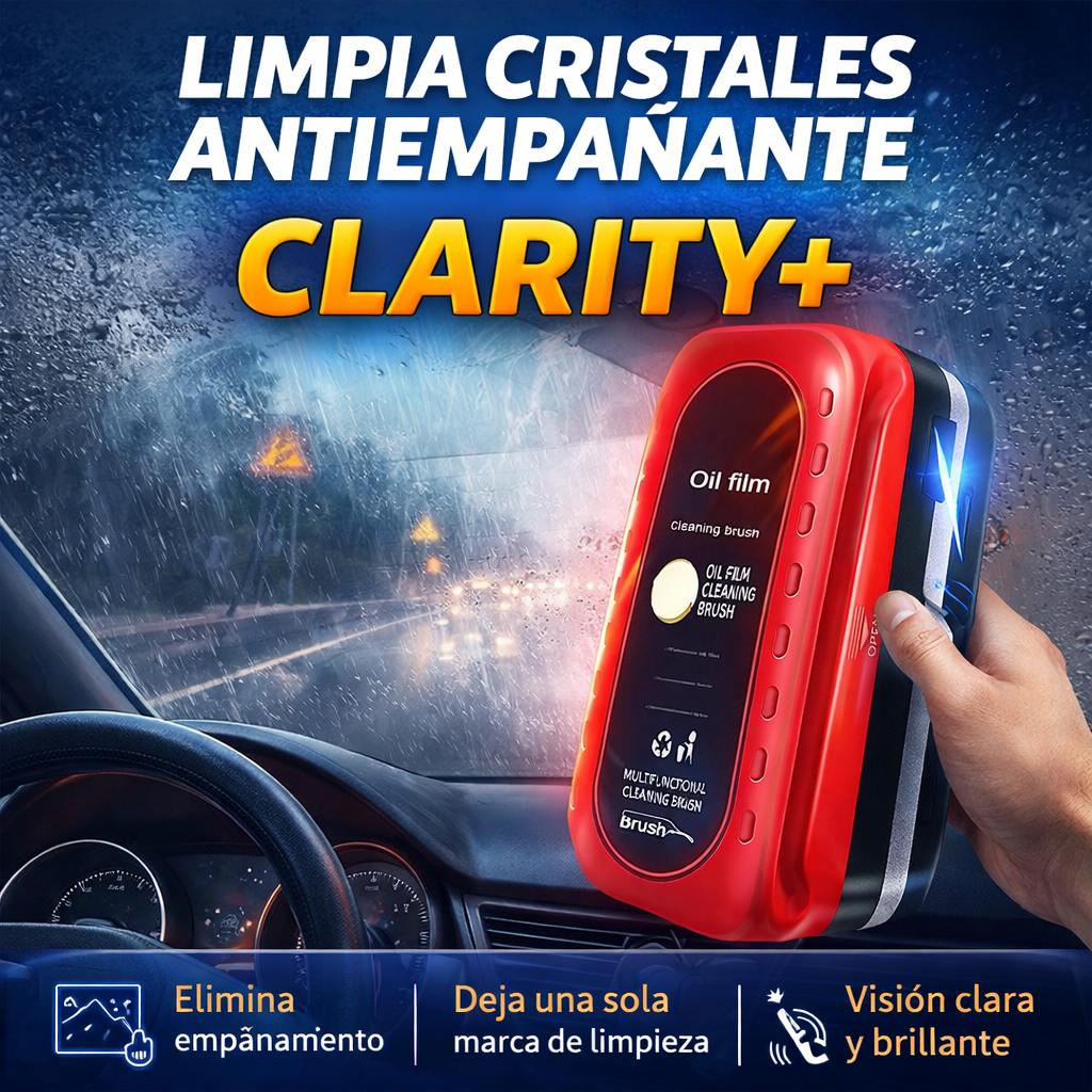Limpia Vidrios Antiempañante Claarity+