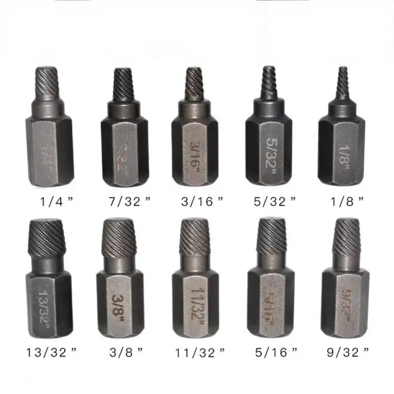 KIT EXTRACTOR DE TORNILLOS Y PERNOS