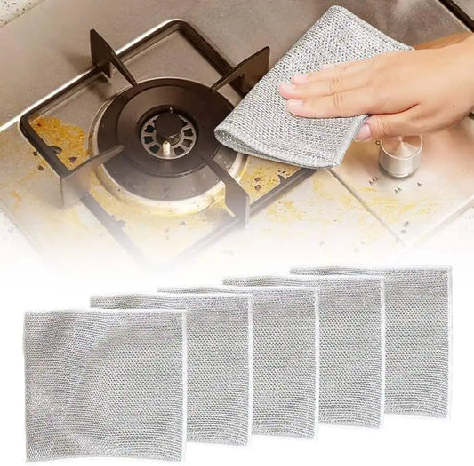 KIT X5 PAÑOS ANTIRAYONES Magic® 24cm | Tus utensilios de cocina como nuevos