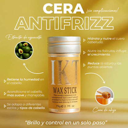 CERA EN BARRA ANTIFRIZZ WaxGold® | Despidete de los baby hair