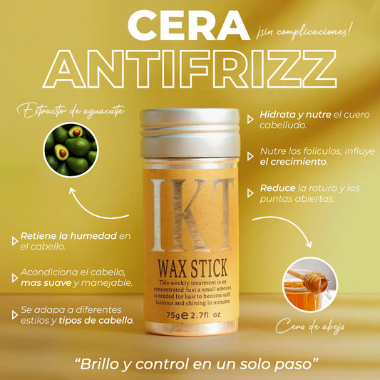 CERA EN BARRA ANTIFRIZZ WaxGold® | Despidete de los baby hair