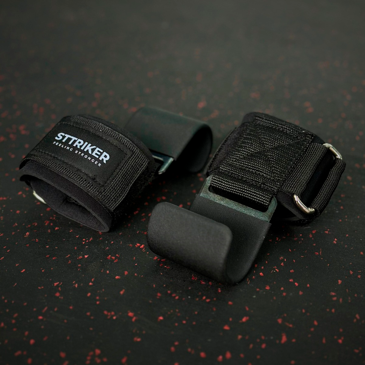 Gancho Correas Pesas Gym PowerGrip Pro
