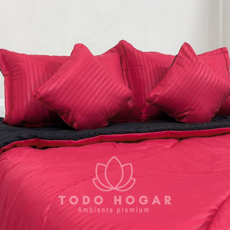 Edredon Acolchado Foam® + Cojines🎁| Cama Doble 1.40cm*1.90cm