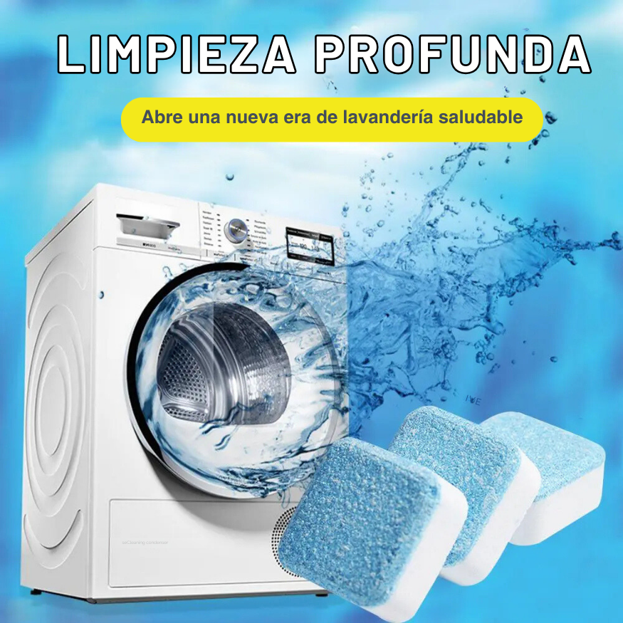 CAJA x12 PASTILLAS LIMPIEZA PROFUNDA LAVADORA | 1 Año sin suciedad🤩