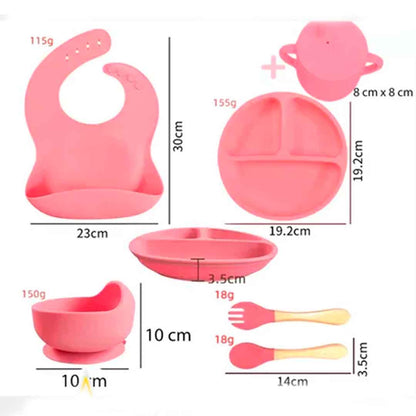 KIT VAJILLA SiliconeKID | Libre de BPA