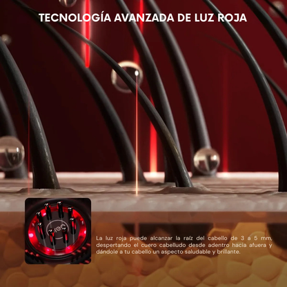 RedGlow® - Masajeador de cabello