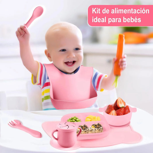 KIT VAJILLA SiliconeKID | Libre de BPA