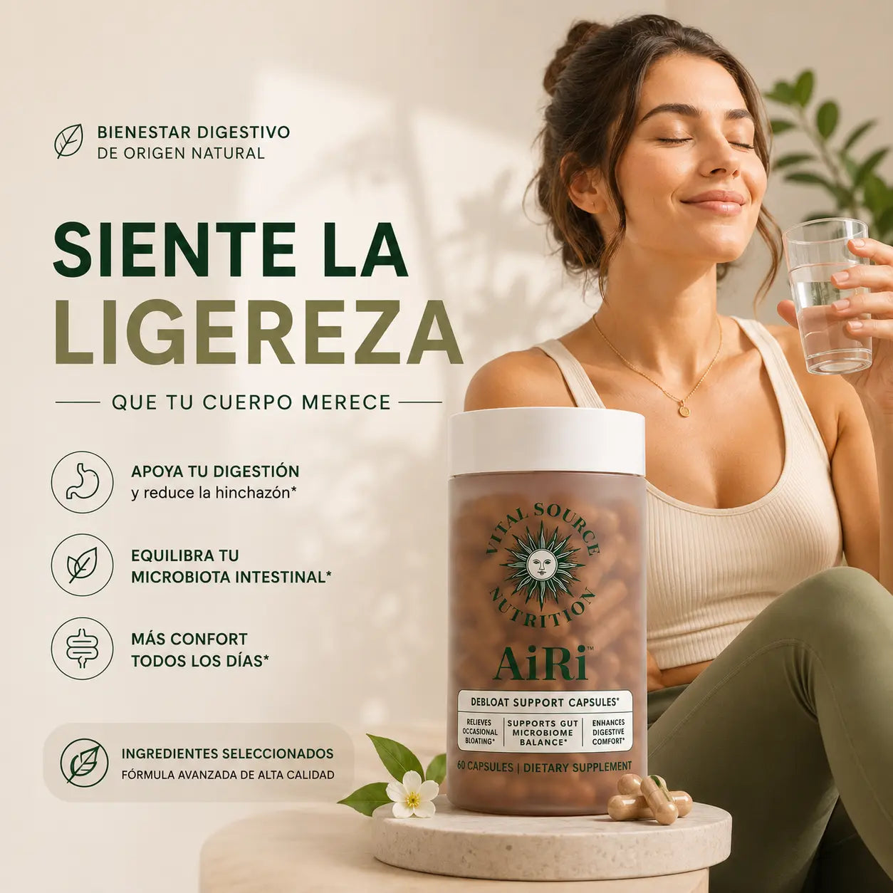 Airi Digestive | 60 Capsulas