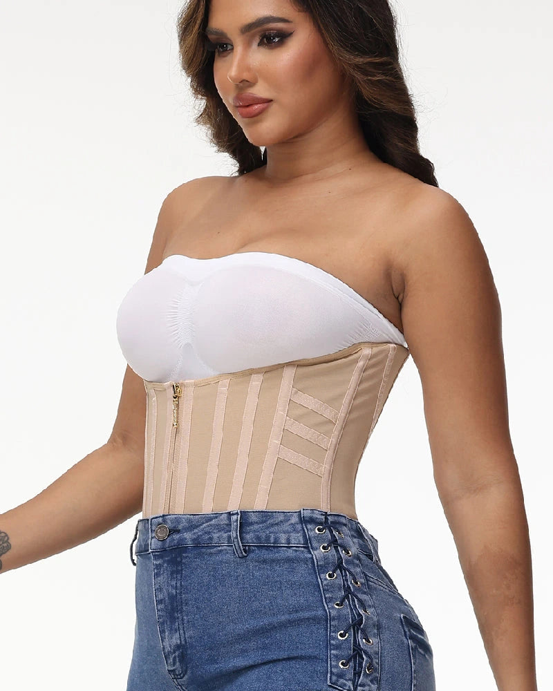 Siluvera® - Faja Cinturilla Con Varillas