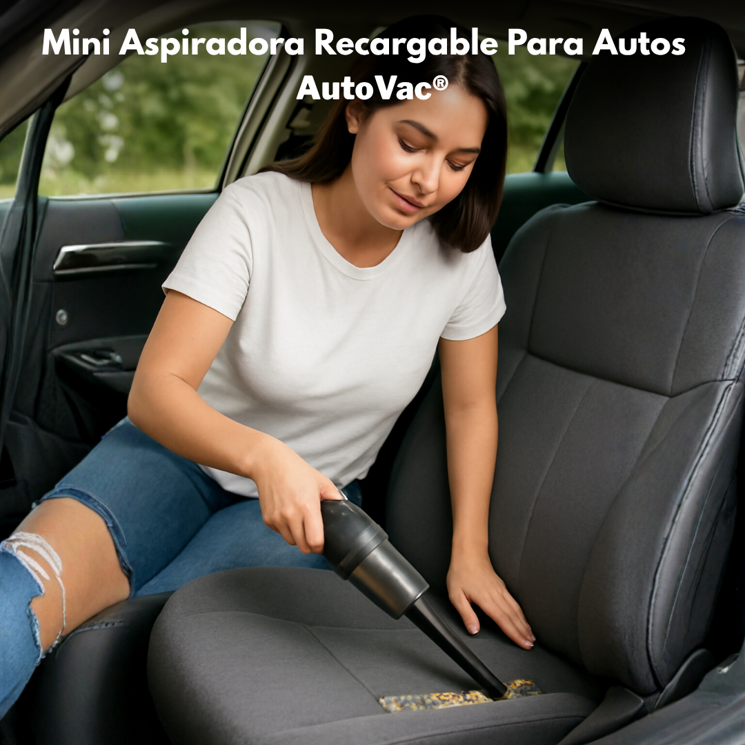 Mini Aspiradora Recargable Para Autos  - AutoVac®