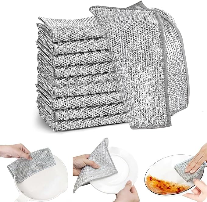 KIT X5 PAÑOS ANTIRAYONES Magic® 24cm | Tus utensilios de cocina como nuevos
