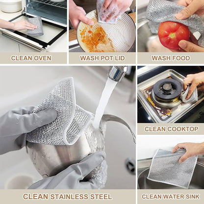 KIT X5 PAÑOS ANTIRAYONES Magic® 24cm | Tus utensilios de cocina como nuevos