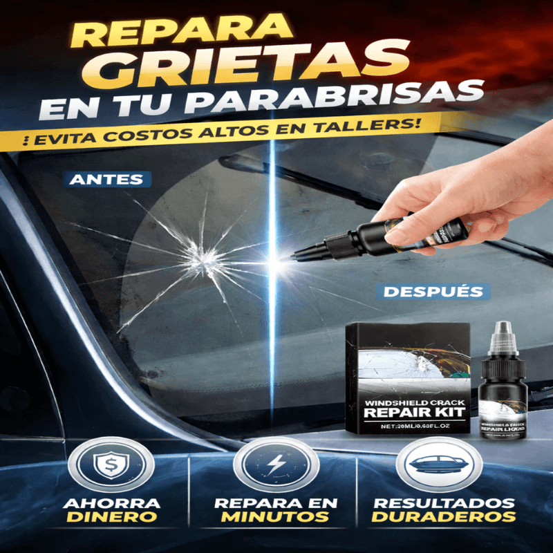 Liquido Reparador De Vidrio 20 Ml - CrystalRepair®
