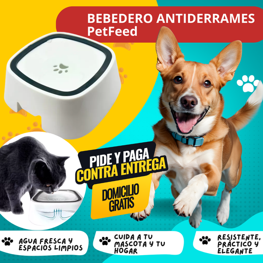 BEBEDERO ANTIDERRAMES PetFeed