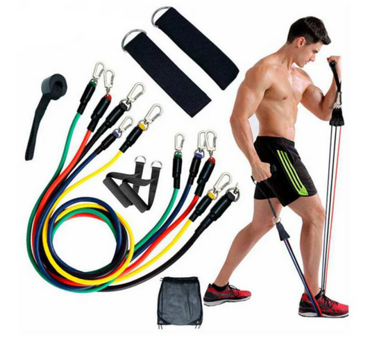 KIT BANDAS DE RESISTENCIA TUBULARES TopBands® | 🎁GUIA DE EJERCICIOS