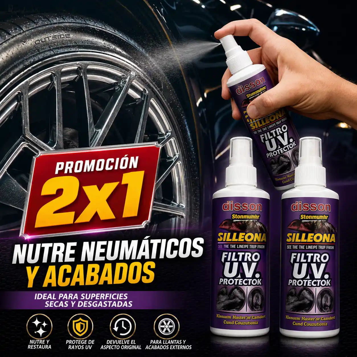 PAGUE 1 LLEVE 2 | Spray Brillador de Carro - AutoSilk Pro® ⭐️ Nueva IMAGEN