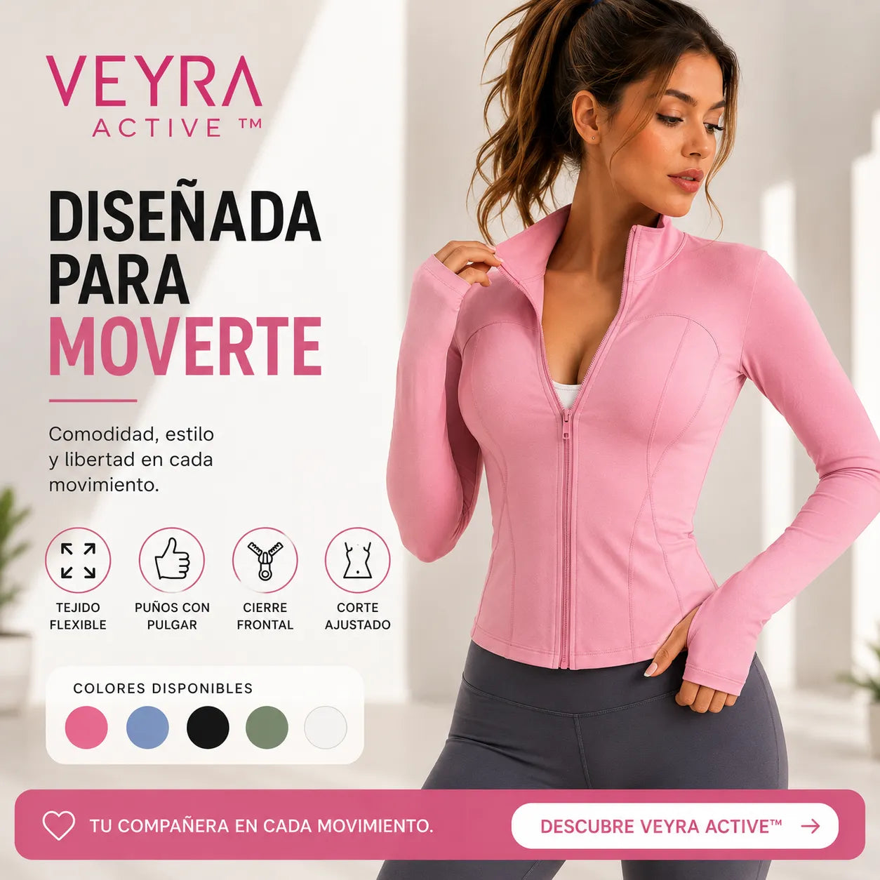 Chaqueta Dama Deportiva - Veyra Active™