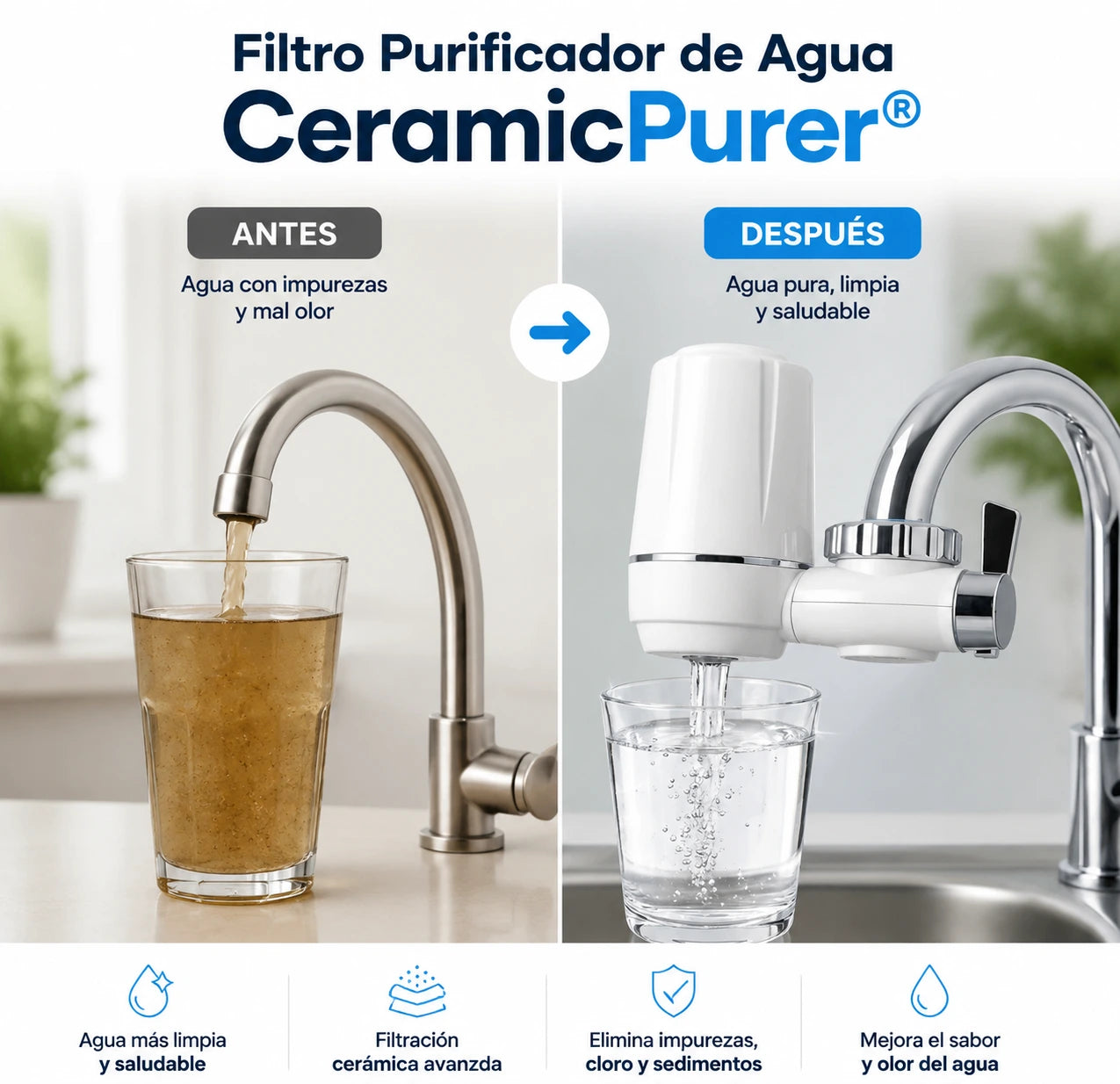 Filtro Purificador de Agua CeramicPurer®