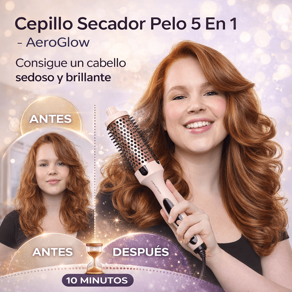 Cepillo Secador Pelo 5 En 1 - AeroGlow