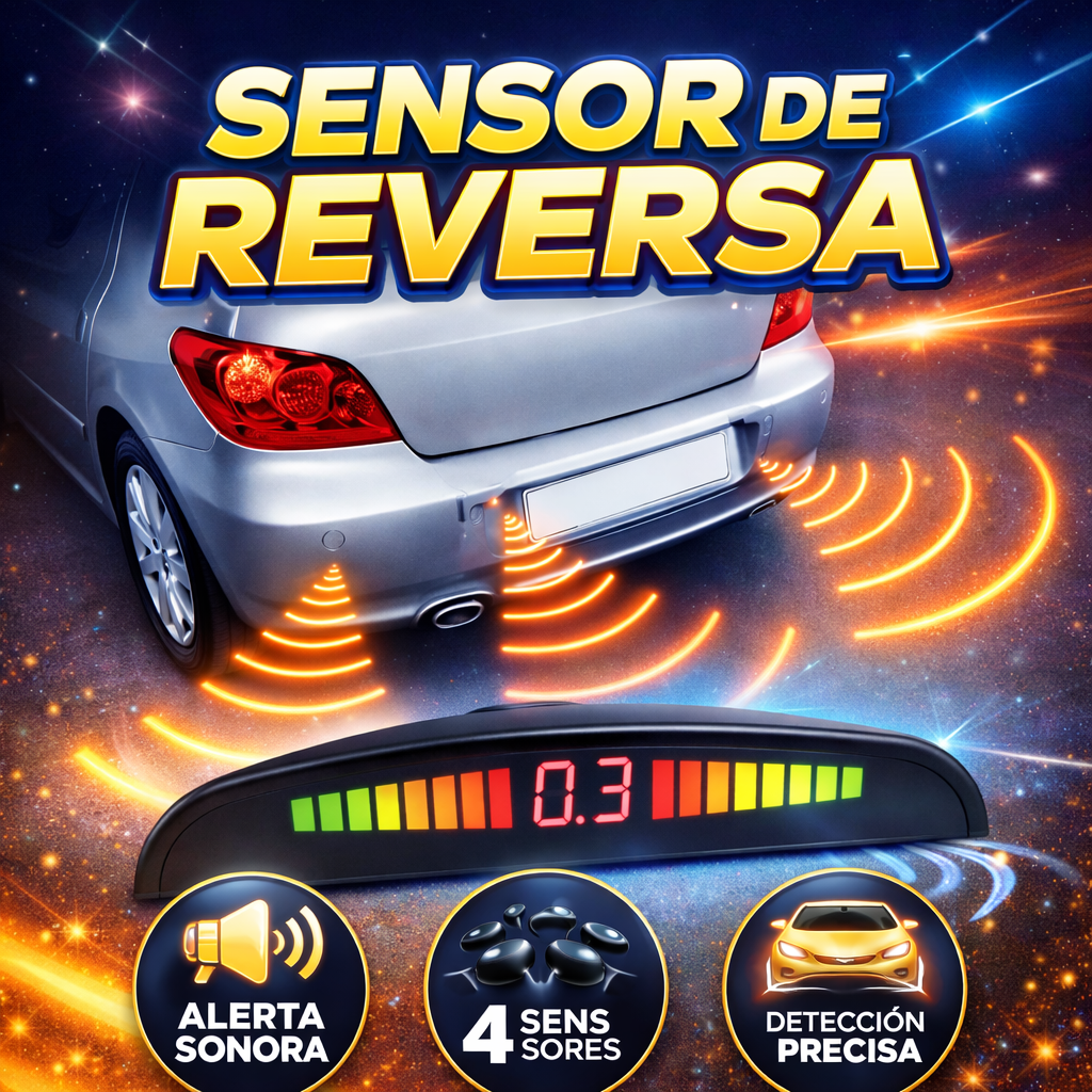 Set Sensor De Reversa Y Parqueo ParkingSensor®