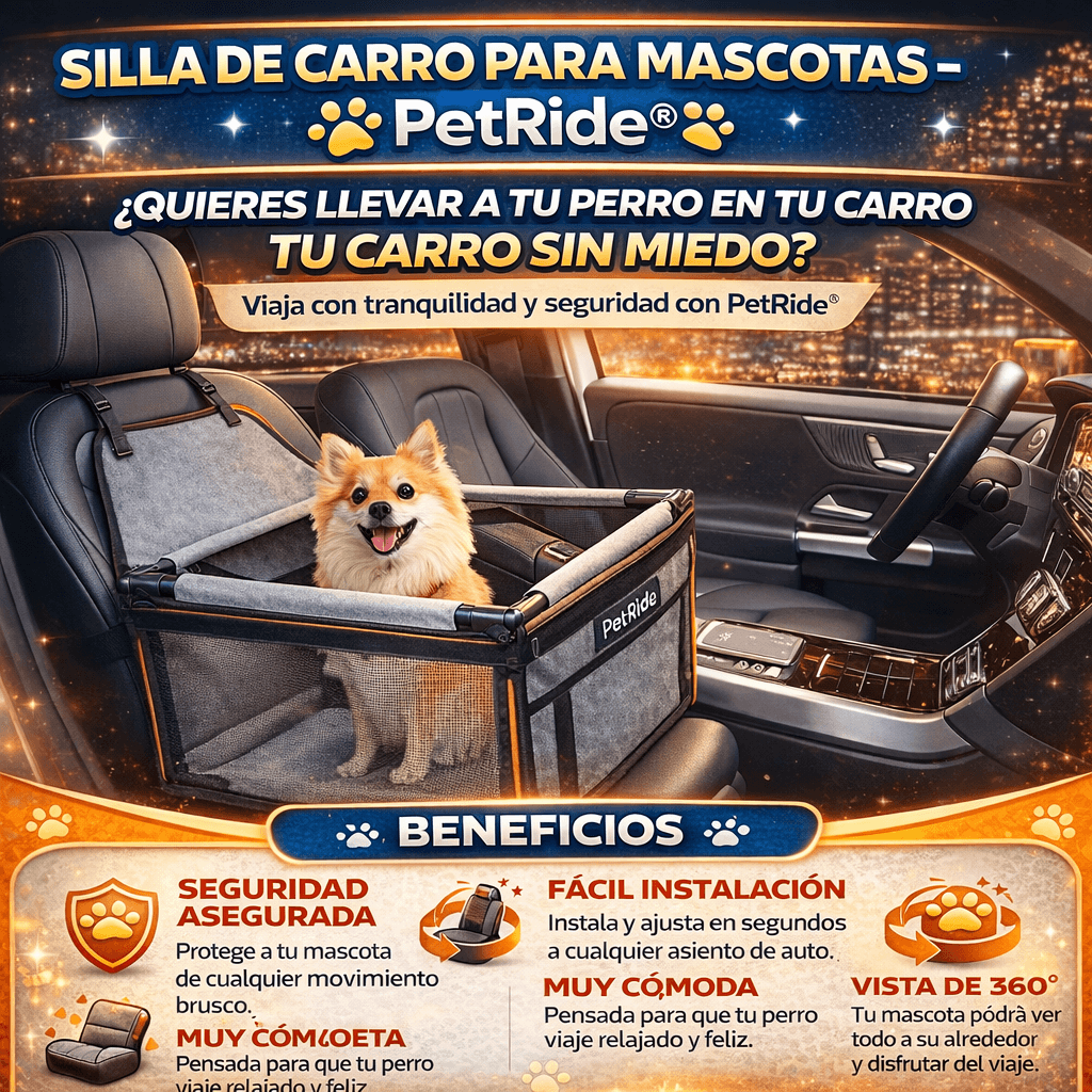 Silla De Carro Para Mascotas - PetRide®