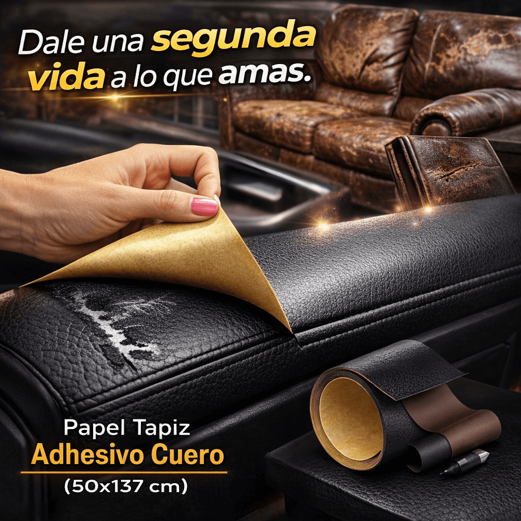 Papel Tapiz Adhesivo CueroFurniture (50x137cm)