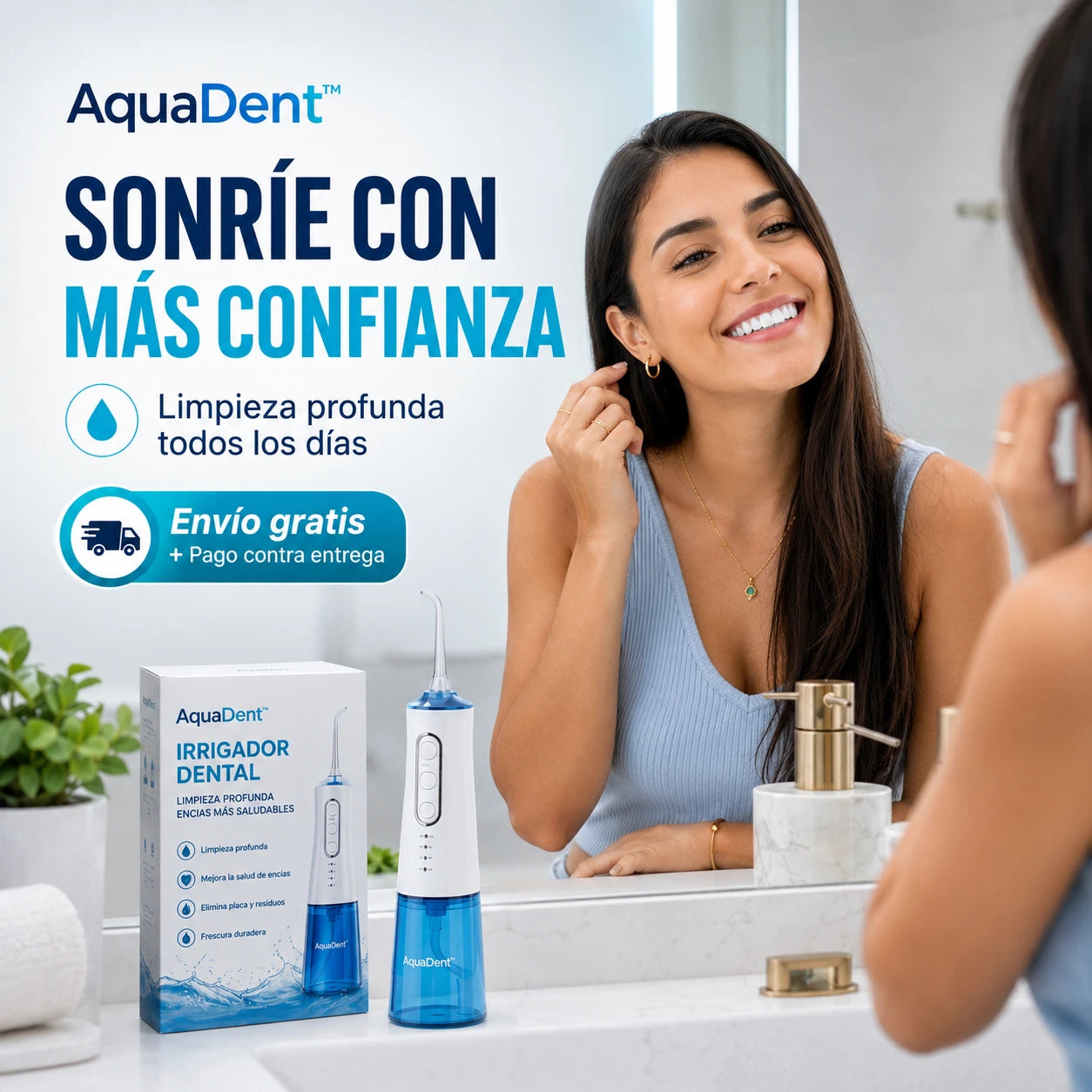 Limpiador Dental Irrigador AquaDent™