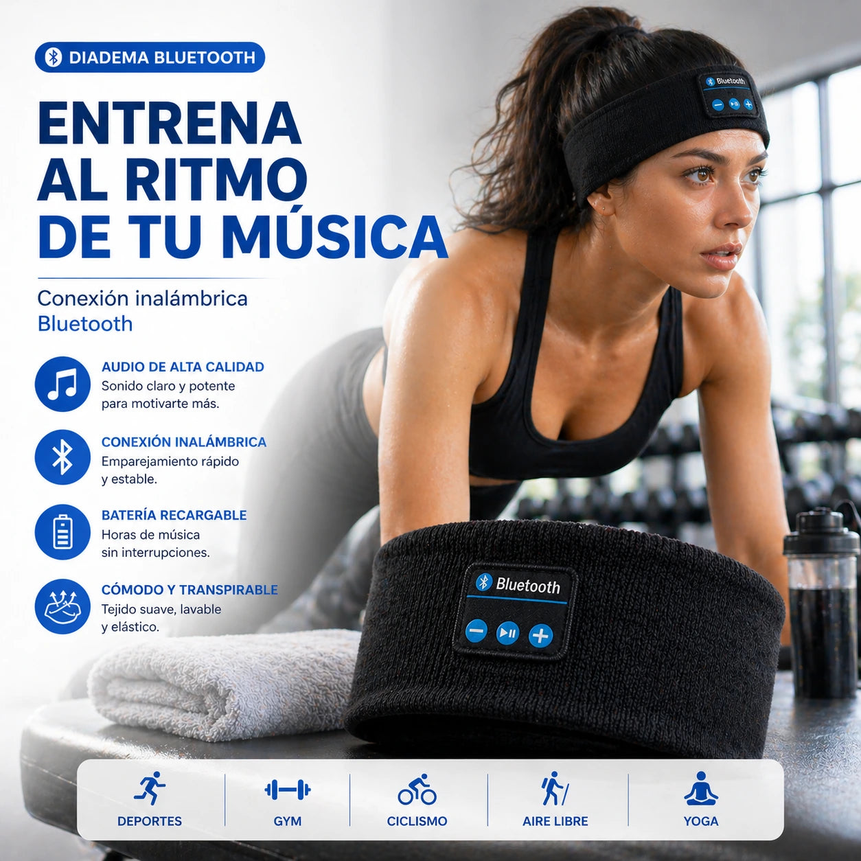 Diadema Balaca Banda Deportiva - FlexBand®