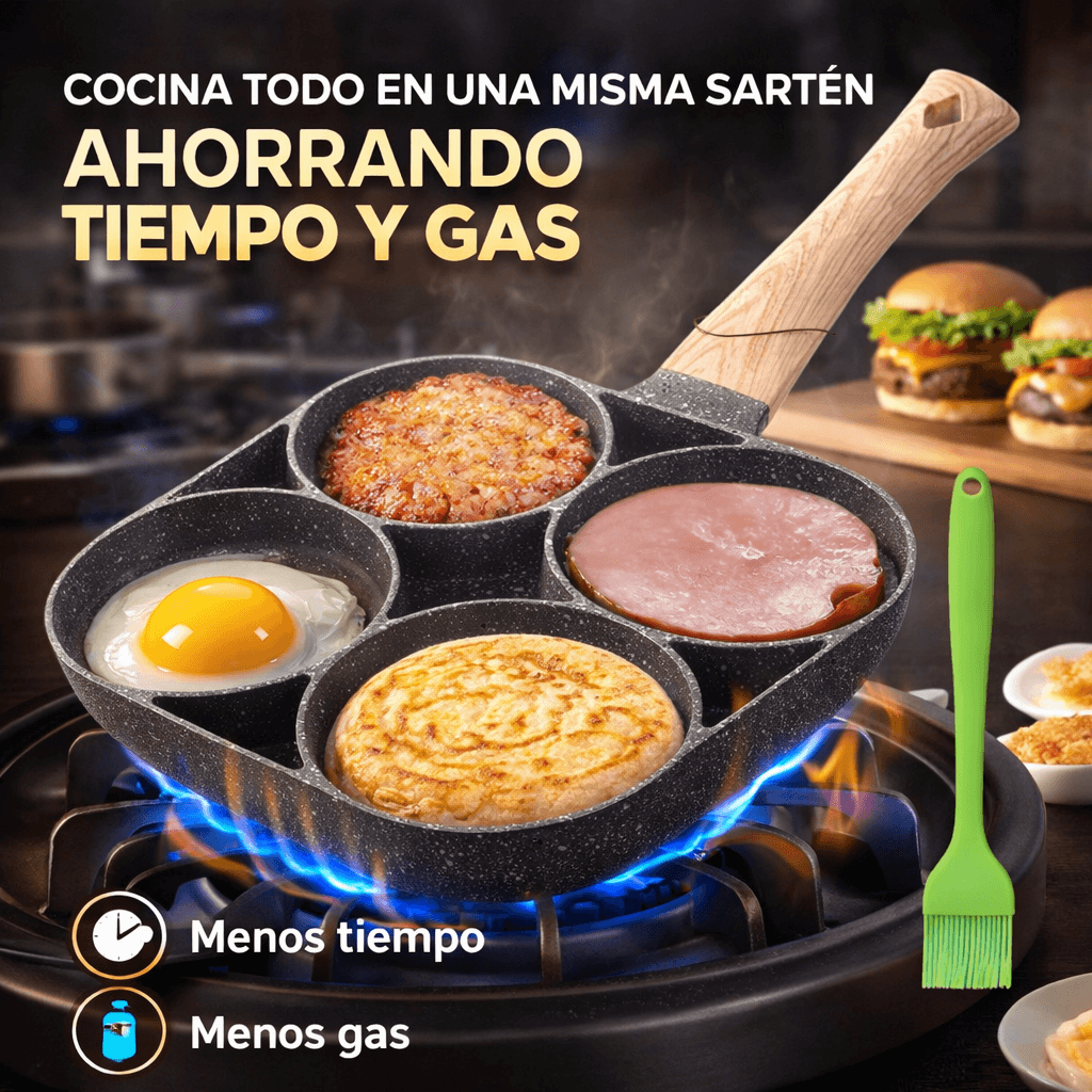 Sarten Multiuso Antiadherente Brocha - MultiPan Chef®