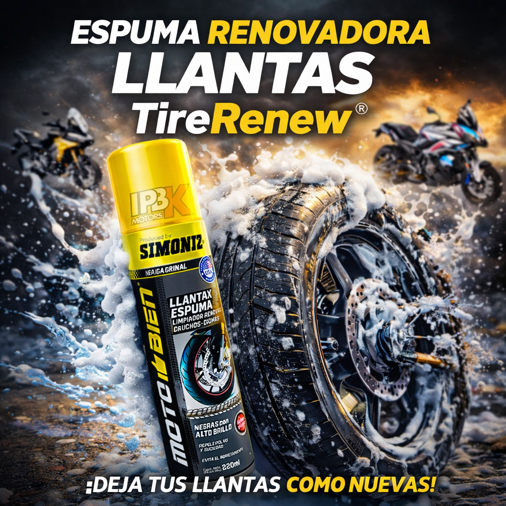 Espuma Renovadora Llantas -  TireRenew®