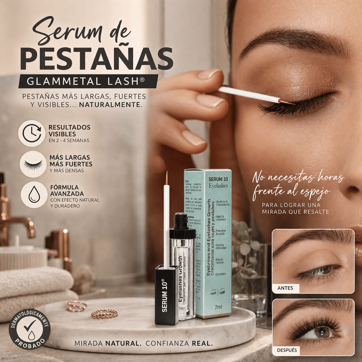 Serum de Pestañas - GlamMetal Lash®