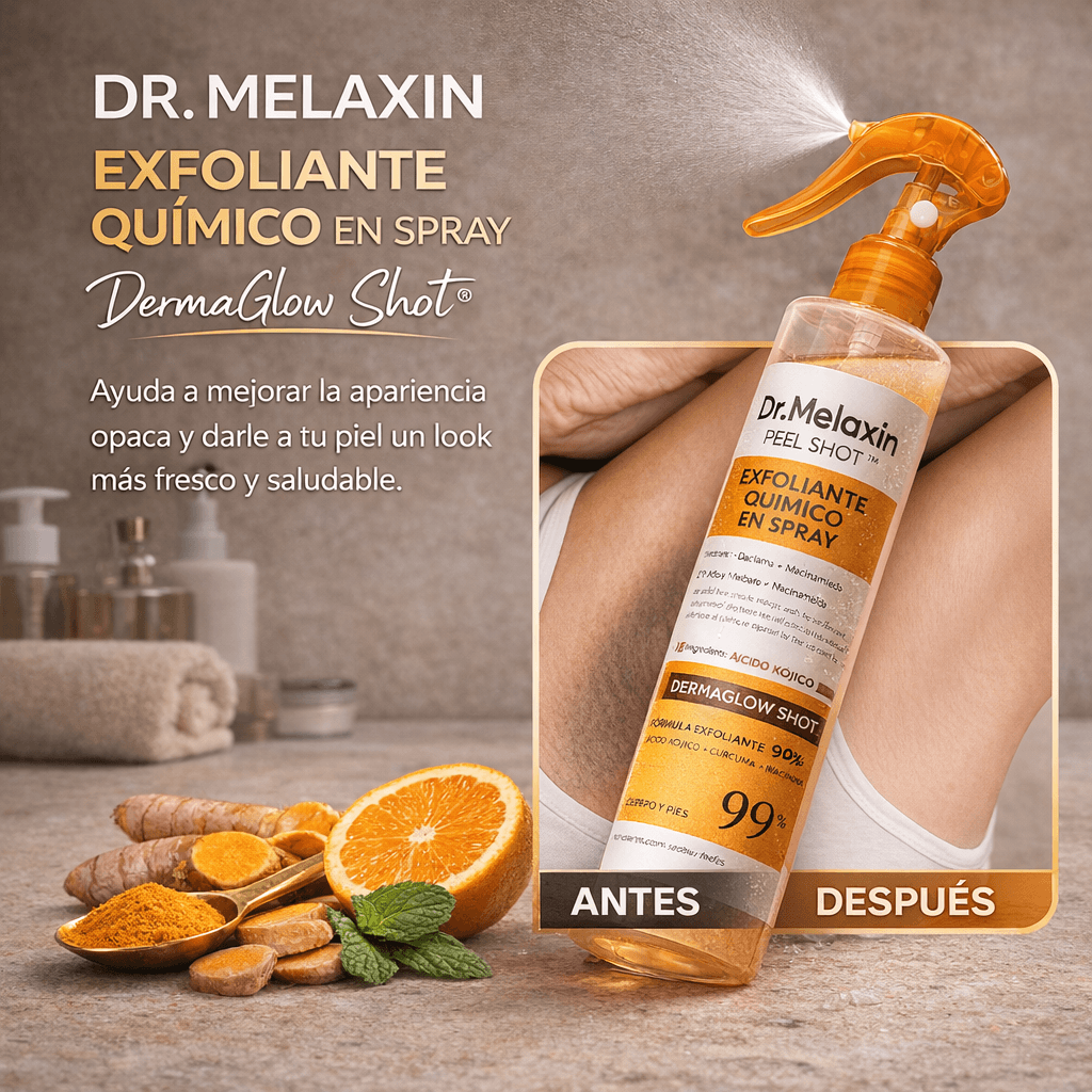 Dr. Melaxin Exfoliante Quimico En Spray - DermaGlow Shot®