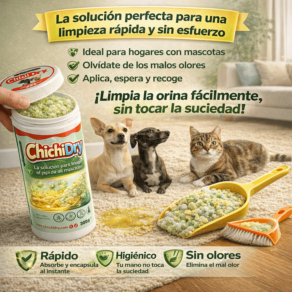 ChichiDry | Sin olores y regueros
