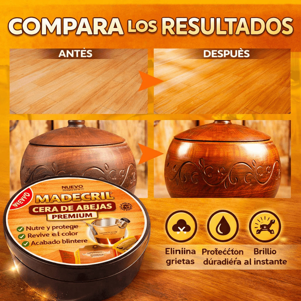 Cera BeeWax Restauradora de madera
